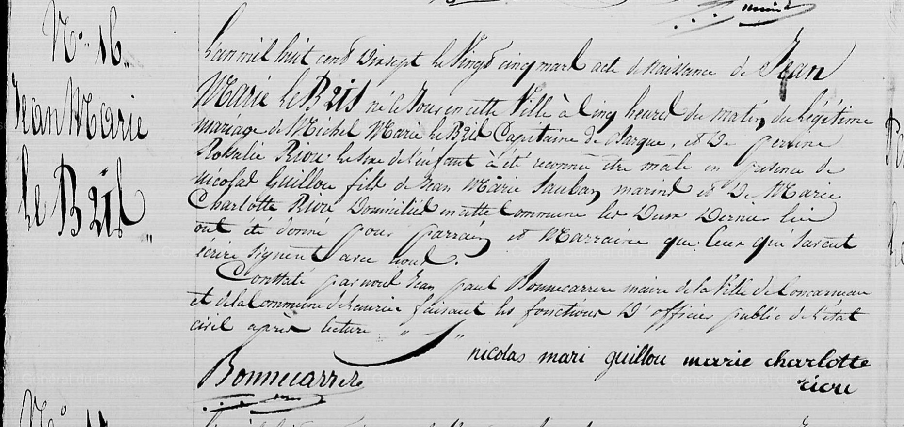 Original birth certificate