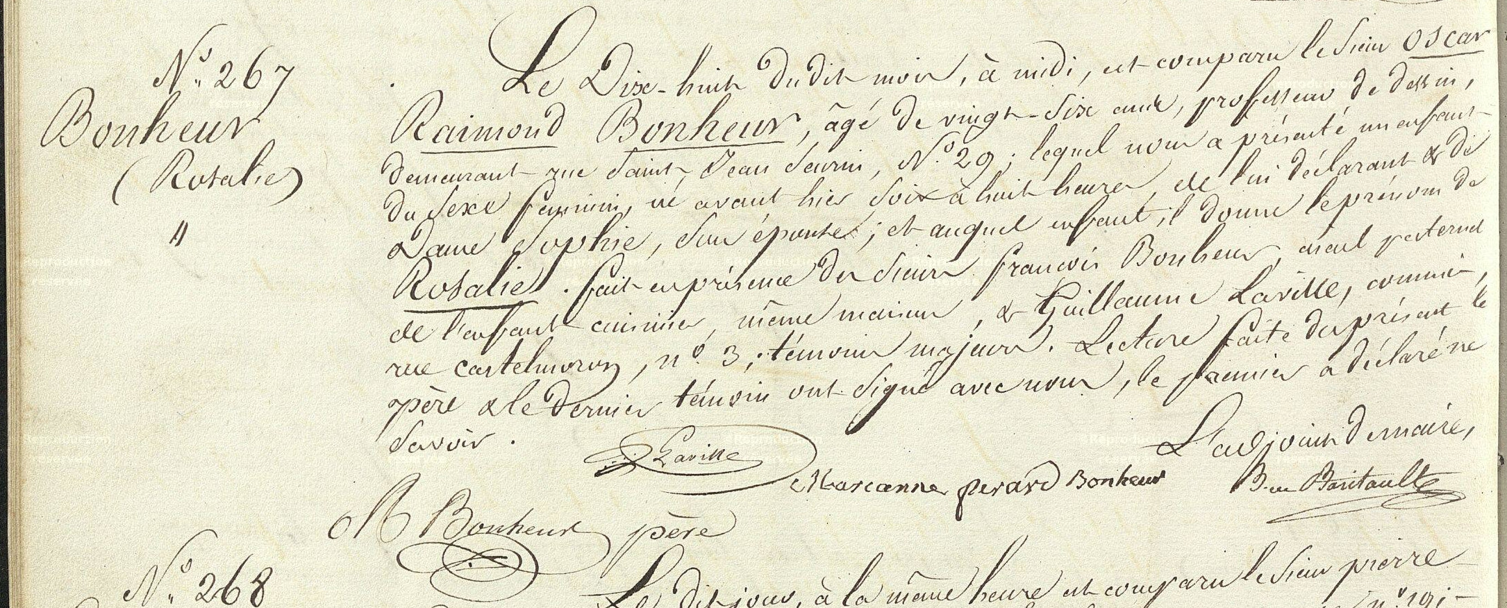 Original birth certificate