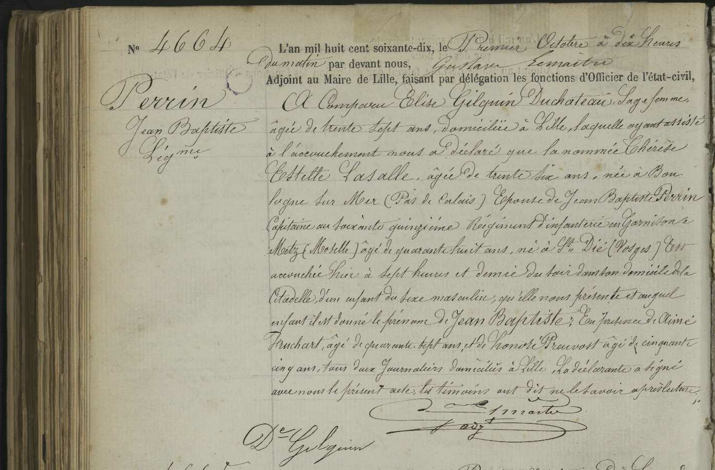 Original birth certificate