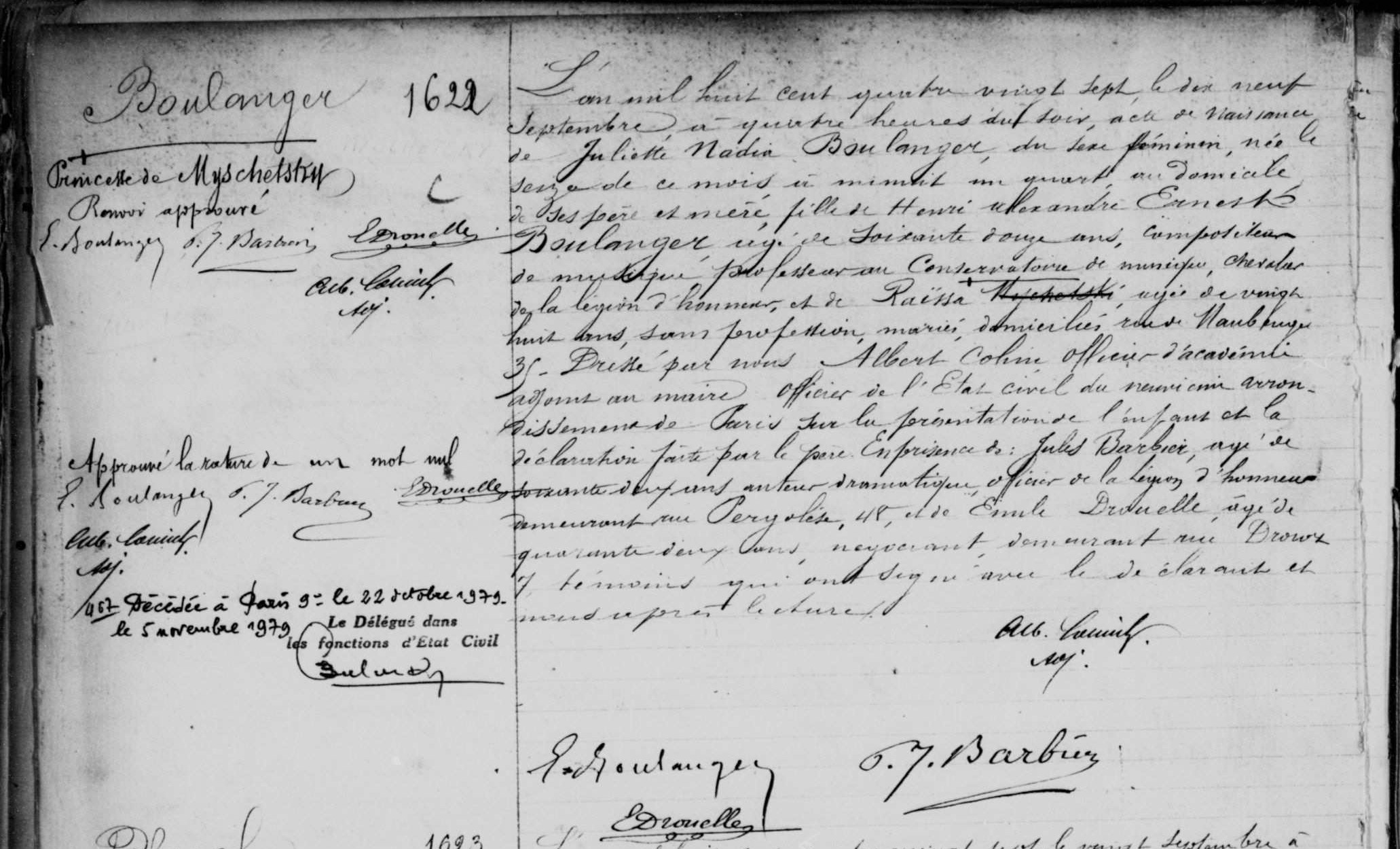 Original birth certificate